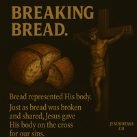 His body was broken