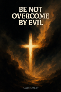 Overcome Darkness The Cross Burns Through Every Shadow