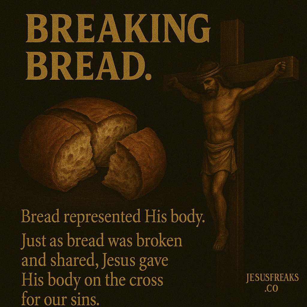 His body was broken