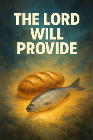 Divine Provision Bread and Fish in Sacred Light