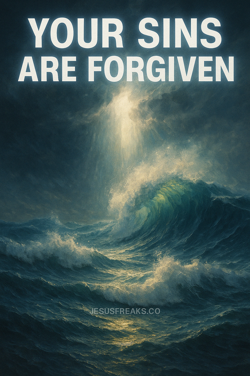 Forgiven and Free Mercy Flows Like Ocean Waves