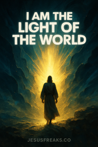 Light Breaks Through He Walks in Radiant Power